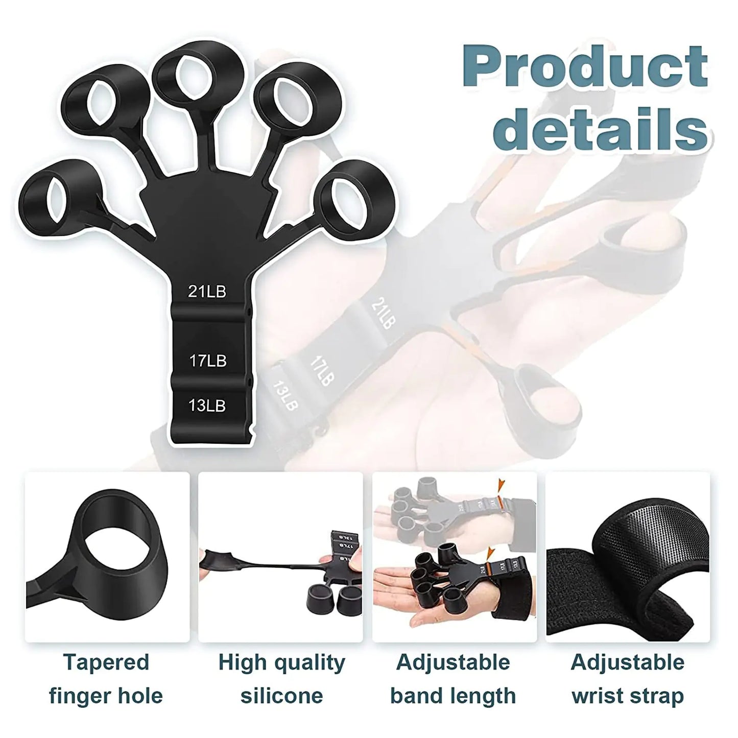 Silicone Hand Grip Strength Trainer